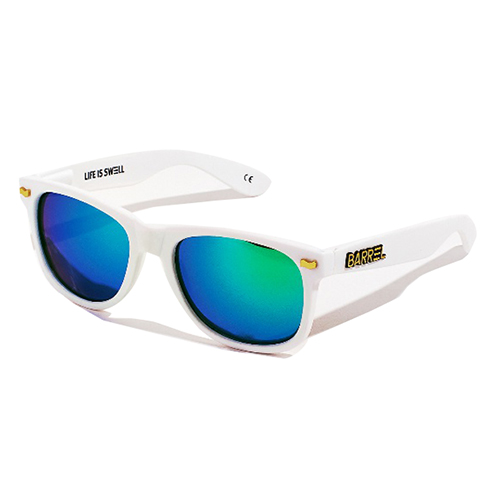 HORIZON SUNGLASS WHITE/EMERALD (����)