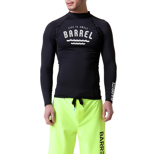 ��SWELL MEN RASHGUARD V2-BLACK