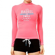 ��W SWELL RASHGUARD V2-PINK