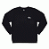 BASIC LOGO CREW-BLK(beige��)