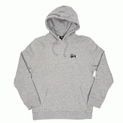 BASIC LOGO HOOD-GRY(white��)