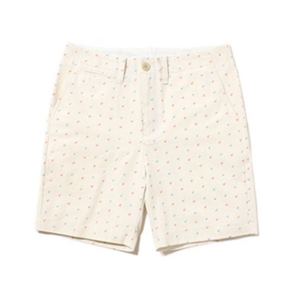 ANCHOR PATTERN SHORTS IVORY