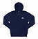 BASIC LOGO ZIP-UP HOOD-NVY (org��)