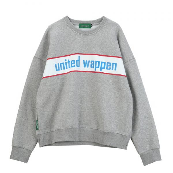 [������Ƽ�����] UNITEDWAPPEN BASIC OVERSIZE SWEATSHIRTS (GREY)