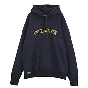 [������Ƽ�����] UNITEDWAPPEN EMB OVERSIZE HOODY (NAVY)