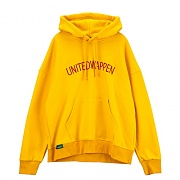 [������Ƽ�����] UNITEDWAPPEN EMB OVERSIZE HOODY (YELLOW)