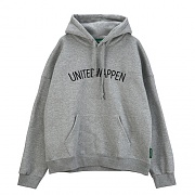 [������Ƽ�����] UNITEDWAPPEN EMB OVERSIZE HOODY (GREY)