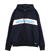 [������Ƽ�����] UNITEDWAPPEN BASIC OVERSIZE HOODY (BLUE)
