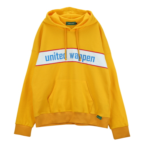 [������Ƽ�����] UNITEDWAPPEN BASIC OVERSIZE HOODY (YELLOW)