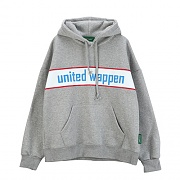 [������Ƽ�����] UNITEDWAPPEN BASIC OVERSIZE HOODY (GREY)