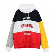 [������Ƽ�����] UNITEDWAPPEN CHEESE OVERSIZE HOODY (BLUE)