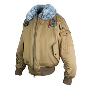 [ROMANTIC CROWN] �������� Bomber jacket_BEIGE