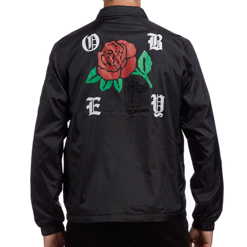 (121800237)SPIDER ROSE GRAPHIC JKT-BLK