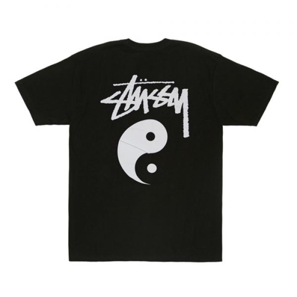 STOCK YIN YANG TEE-BLK