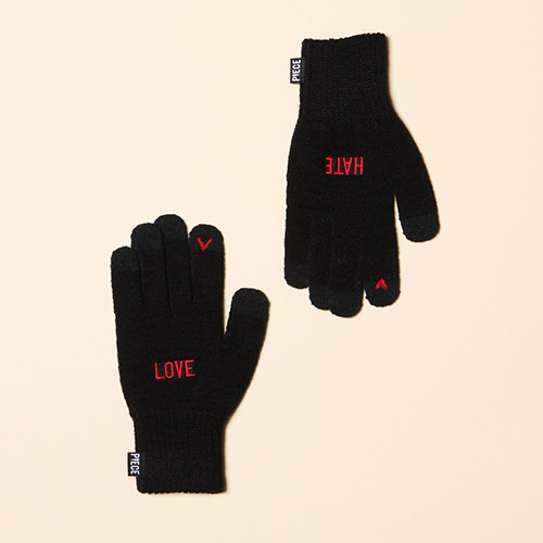 [�����尩] LOVE HATE SMART GLOVE (BLACK)