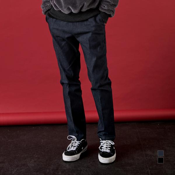 [���] Denim Two Pocket Banding Pants
