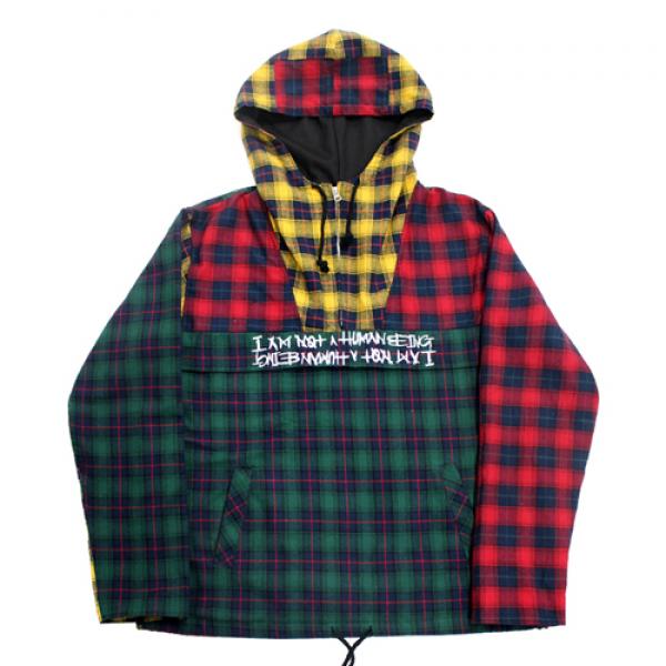 TARTAN CHECK PATCH ANORAK