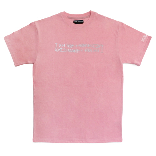 RETRO REFLECTIVE BASIC LOGO TEE-PINK