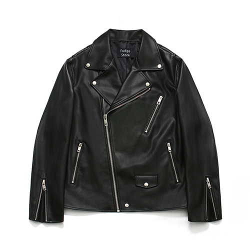 [������ver.] Buffing Leather Rider Jacket