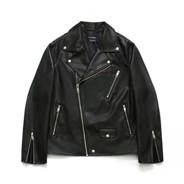 [������ver.] Buffing Leather Rider Jacket
