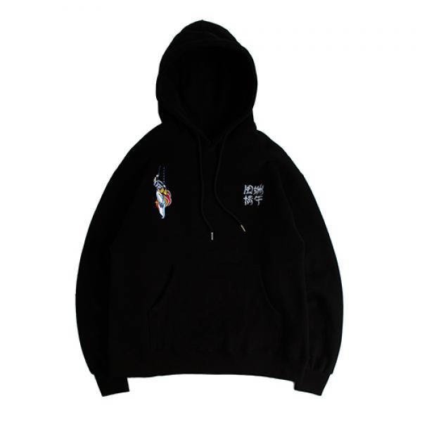 [ROMANTIC CROWN] �ܿ�ǳ�� HOODIE_BLACK