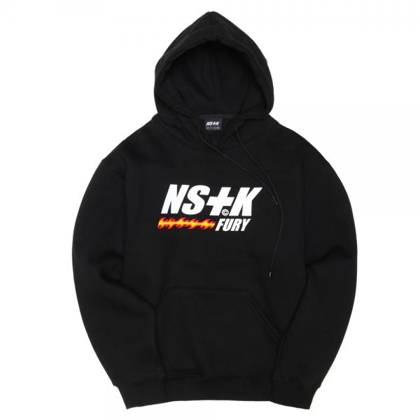 [NSTK] FLAME FURY HOODIE (BLK)