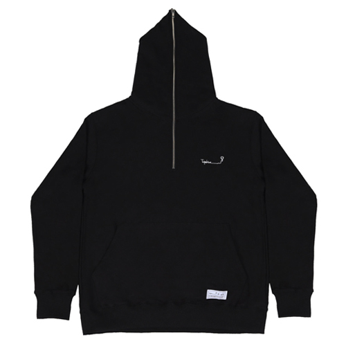 [ī�� �㿵�� ����]TRIPSHION HALF ZIPPER HOODIE - BLACK