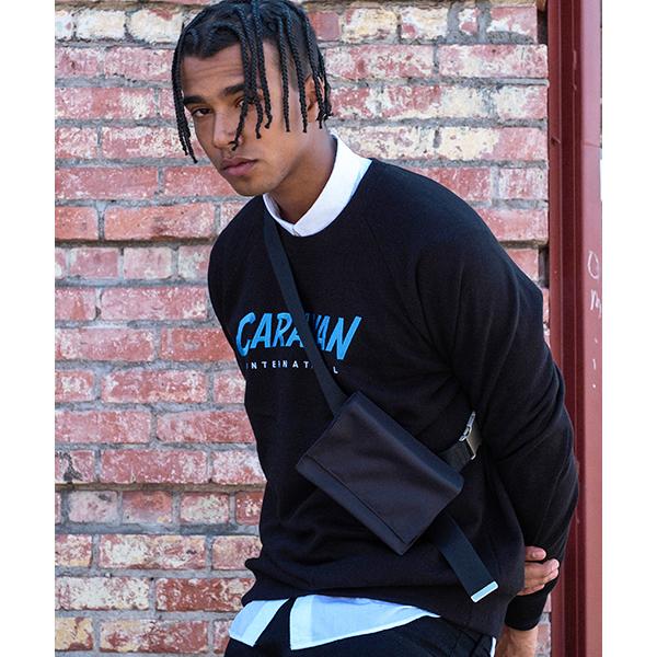 [���Ľ�Į] CARAVAN SWEAT SHIRT BLACK