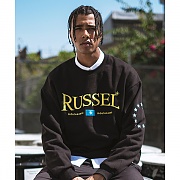 [���Ľ�Į] RUSSEL SWEAT SHIRT BLACK