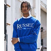 [���Ľ�Į] RUSSEL SWEAT SHIRT BLUE