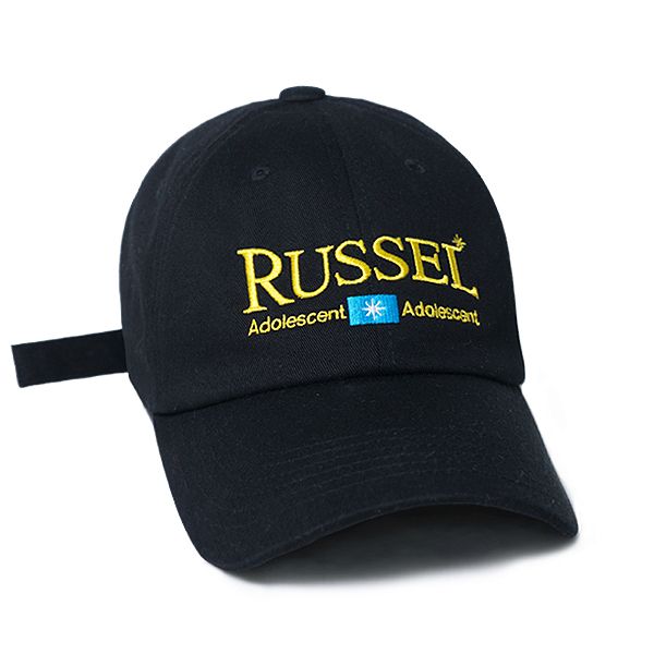 [���Ľ�Į] RUSSEL 6P CAP BLACK