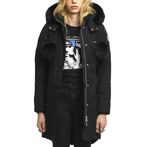 (MK2003LP_291) ��ƿ�� �����е� LADIES STIRLING PARKA-BLACK (blk fur)