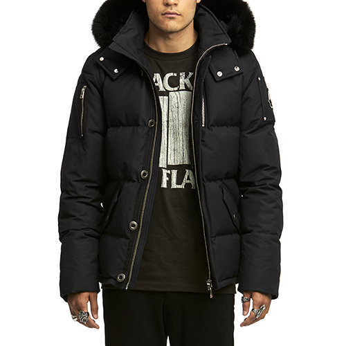 (�������) (MK2228M3Q_291) 2018 �������� �����е� MENS 3Q JACKET-BLACK (blk fur)