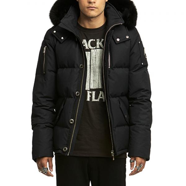 (�������) (MK2228M3Q_291) 2018 �������� �����е� MENS 3Q JACKET-BLACK (blk fur)