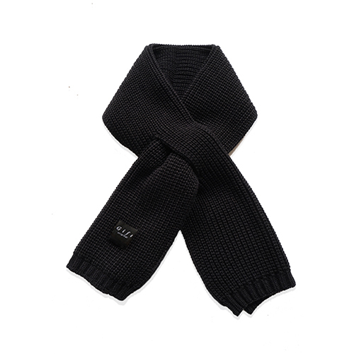 [���Ϲ��] (UNISEX) SPECIAL SHORT MUFFLER (BLACK)