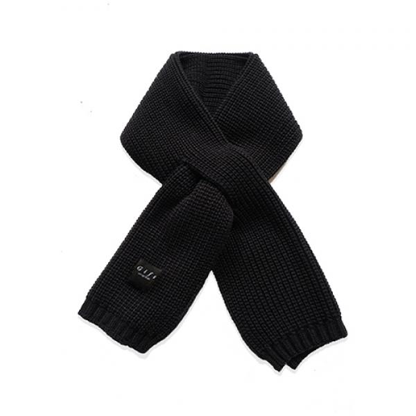 [���Ϲ��] (UNISEX) SPECIAL SHORT MUFFLER (BLACK)
