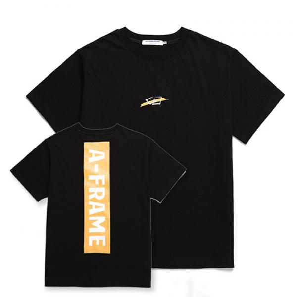 [���������] ANOTHER FRAME - BIG LOGO T-SHIRT (BLACK) ���� ����Ƽ Ƽ����