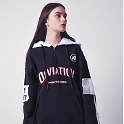 [���������] ANOTHER FRAME - SIDE LINE HALF ZIP UP HOODIE (NAVY) ��� �ĵ� �ĵ�Ƽ ��������