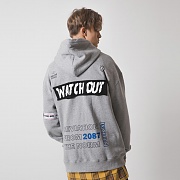 [���������] ANOTHER FRAME - WEBING BELT POINT HOODIE (M.GRAY) ��� �ĵ� �ĵ�Ƽ