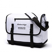 [�ξƵ�ξ�]ROIDESROIS - CLAP CLAP MESSENGER BAG (WHITE) �޽����� ���бⰡ�� �޽����� ũ�ν���