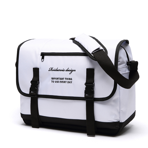 [�ξƵ�ξ�]ROIDESROIS - CLAP CLAP MESSENGER BAG (WHITE) �޽����� ���бⰡ�� �޽����� ũ�ν���