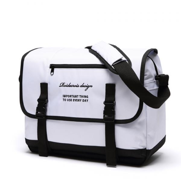 [�ξƵ�ξ�]ROIDESROIS - CLAP CLAP MESSENGER BAG (WHITE) �޽����� ���бⰡ�� �޽����� ũ�ν���