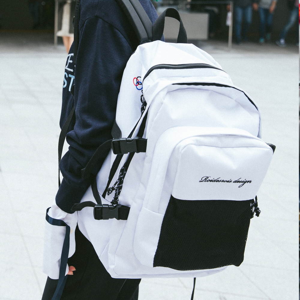 [�ξƵ�ξ�]ROIDESROIS - OH OOPS BACKPACK (WHITE) ���� ���бⰡ�� ���󽺹��� ������� �޽�����