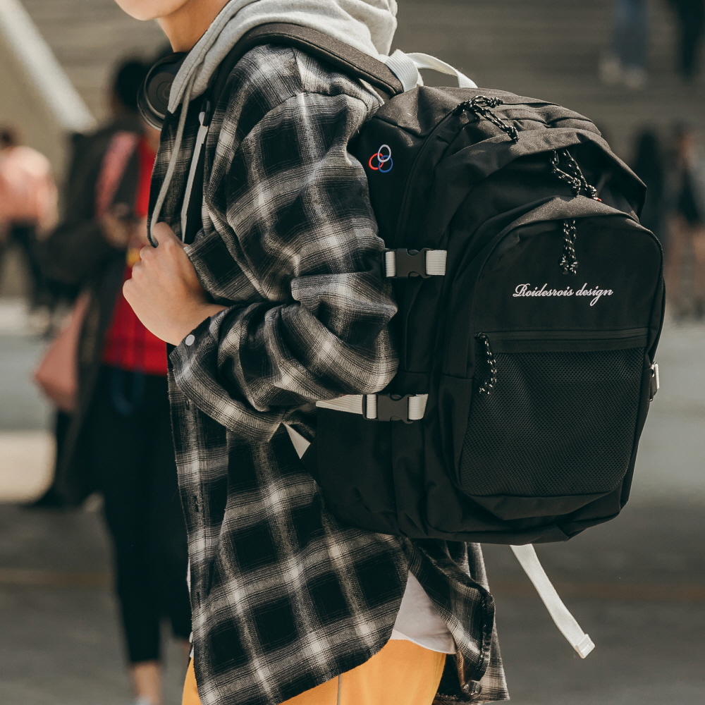 [�ξƵ�ξ�]ROIDESROIS - OH OOPS BACKPACK (BLACK) ���� ���󽺹��� ������� �޽�����