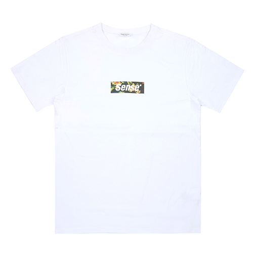 [������Ʃ���] SENSESTUDIO - TROPICAL BOX LOGO T (WHITE) ���� ����Ƽ Ƽ����