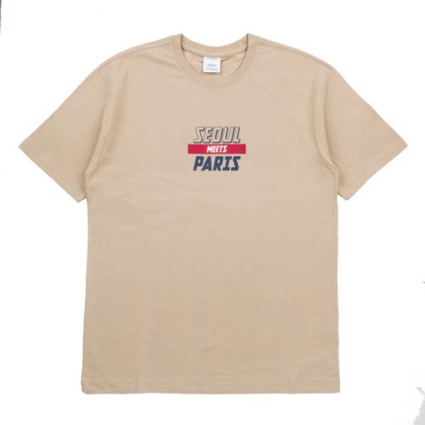 [������Ʃ���] SENSESTUDIO - SEOUL MEETS PARIS TEE (BEIGE) ���� ����Ƽ Ƽ����