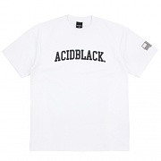 [���õ����] ACIDBLACK - ARCH LOGO OVERSIZED TEE (WHITE) ���� ����Ƽ Ƽ���� ������