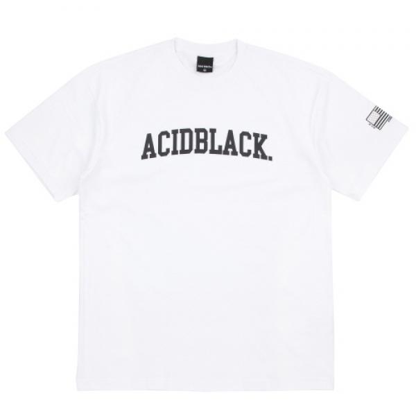 [���õ����] ACIDBLACK - ARCH LOGO OVERSIZED TEE (WHITE) ���� ����Ƽ Ƽ���� ������