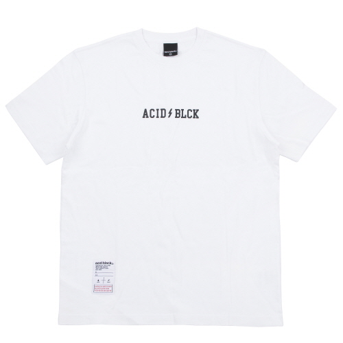 [���õ����] ACIDBLACK - LIGHTNING LOGO TEE (WHITE) ���� ����Ƽ Ƽ����