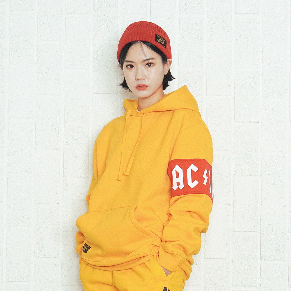 [���õ����] ACIDBLACK - ARMBAND HOOD (YELLOW) ��� �ĵ�Ƽ